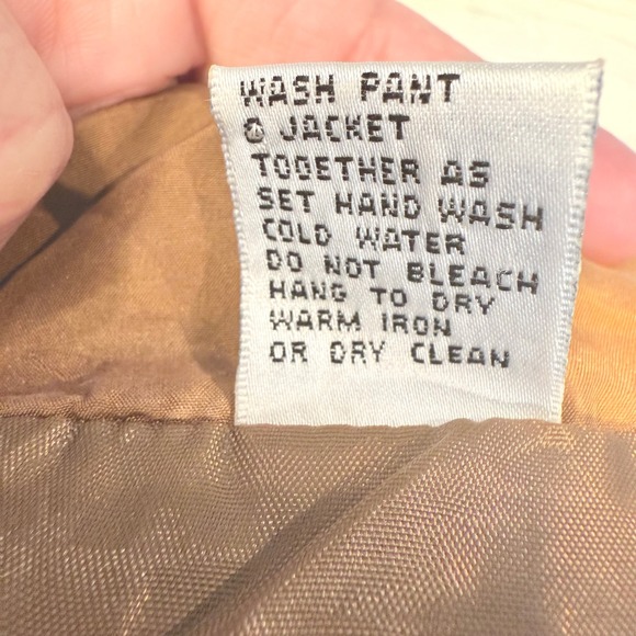 VTG 100% silk EVR Large Western Fringed Jacket Brown boho cowgirl y2k indie slea - Picture 8 of 9